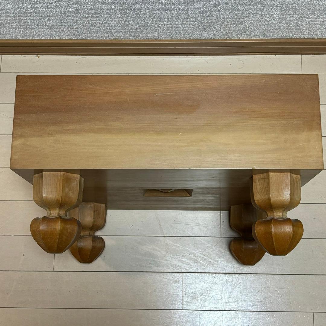 美品☆　碁盤 板目 足付 脚付碁盤