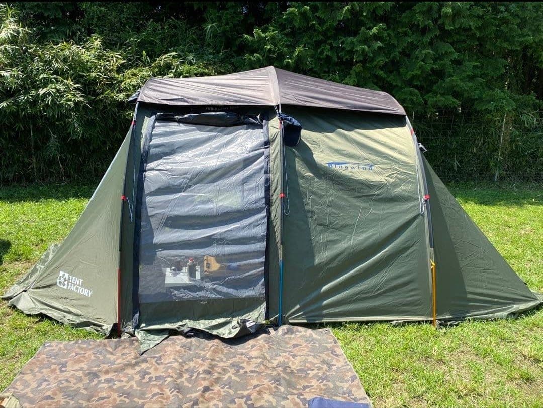 大幅値下げ★TENTFACTORY★ブルーウィンド★トンネル2ルームテントRA