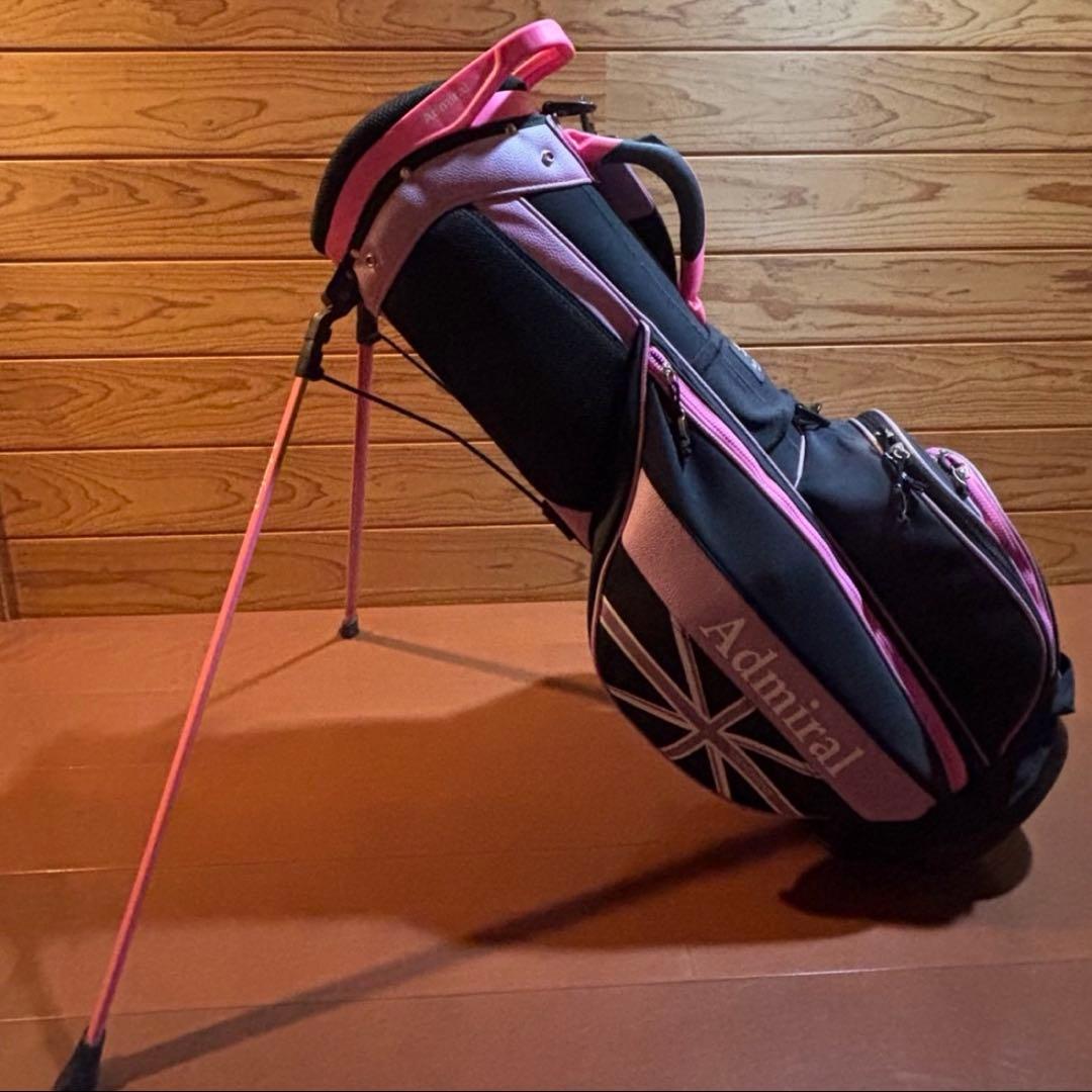 admiral スタンド付きゴルフバッグ