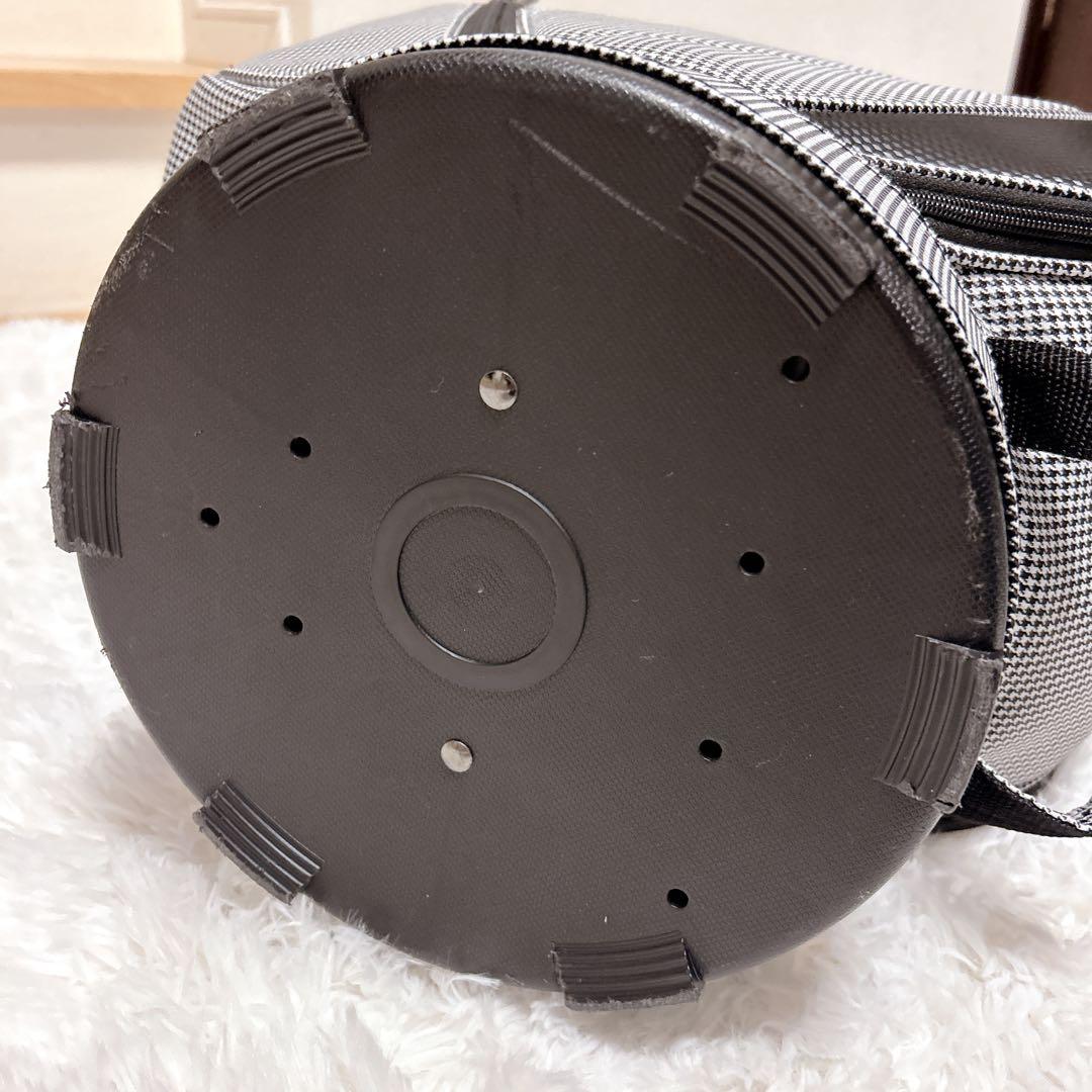 XXIOゼクシオ メンズ 大型キャディバッグ 千鳥格子柄 トラベルカバー付属