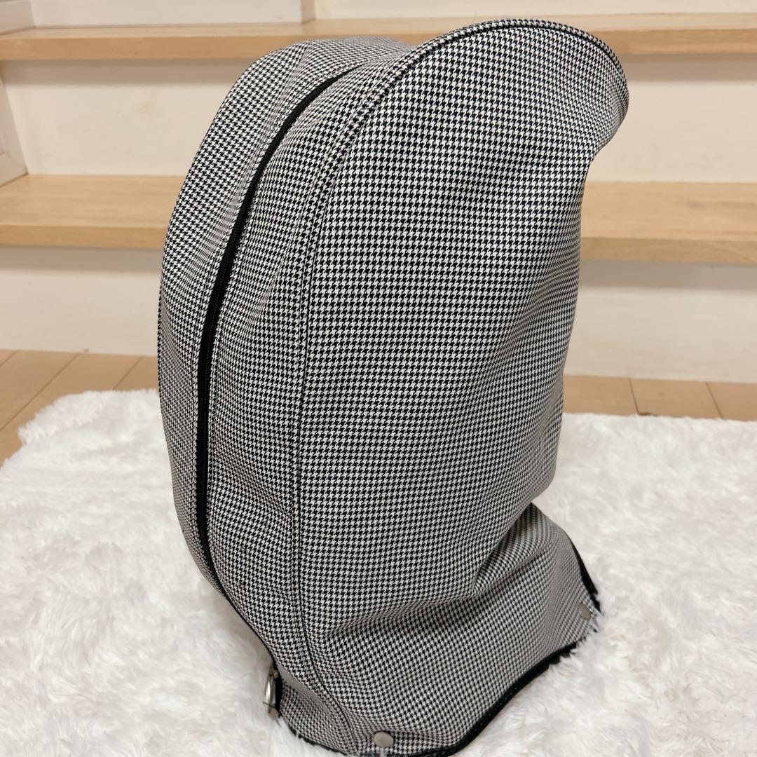 XXIOゼクシオ メンズ 大型キャディバッグ 千鳥格子柄 トラベルカバー付属