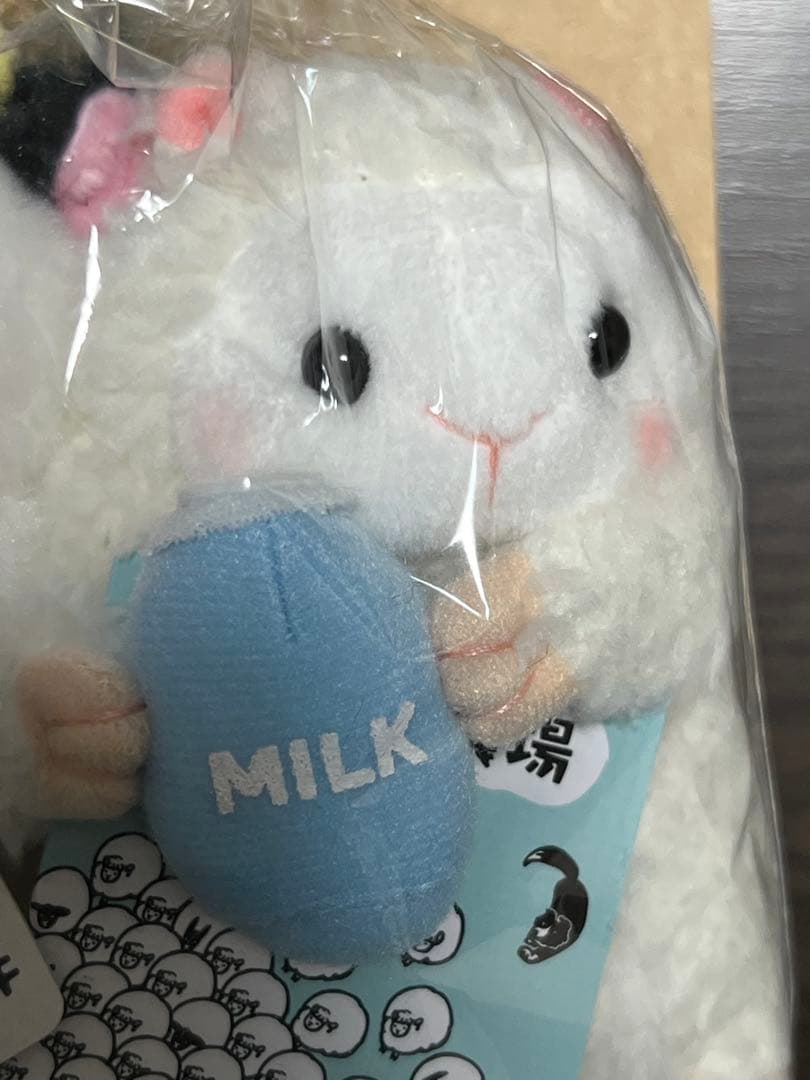 小岩井農場　ソフト牛　ミルキー羊　ぬいぐるみ2個セット