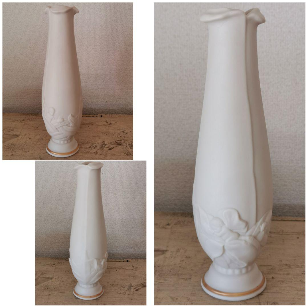 レノックス ヘリテージ 米国製 天使と天道虫 萌芽 蕾 花瓶 ベース Lenox