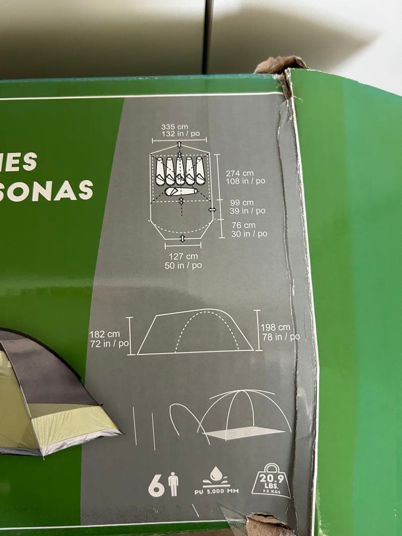 未使用 TIMBER RIDGE 6人用2ルーム