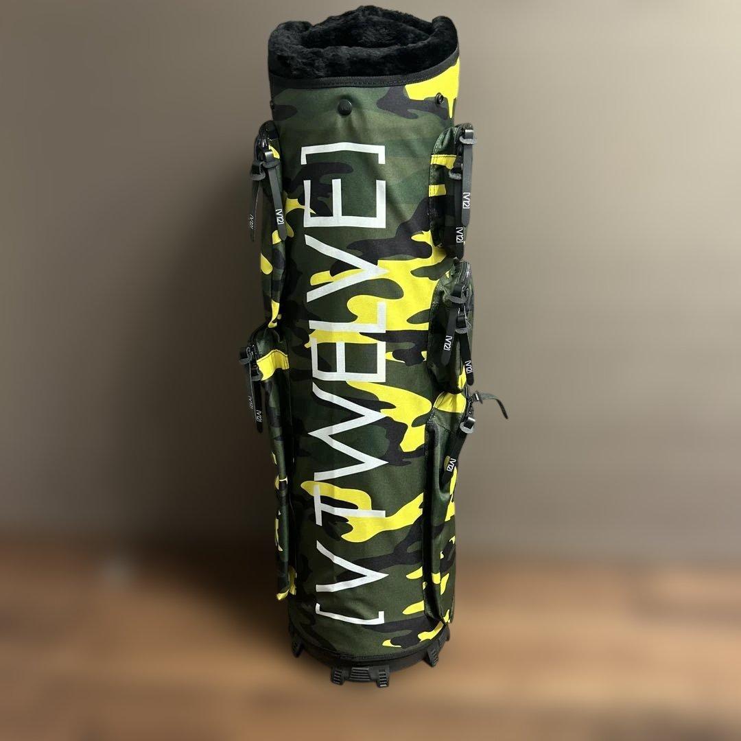 ［新品未使用］V12 ヴィトゥエルブ　キャディバッグ　カモフラージュ柄