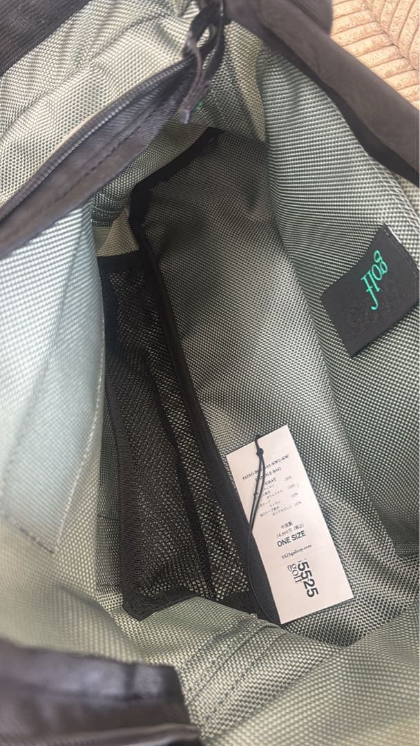 UNITED ARROWS GOLF 5525 ハンドルバッグ ネイビー