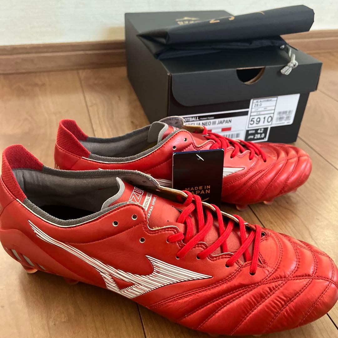 限定！レア⭐︎⭐︎Mizuno Morelia NEO III 28.0cm レッド