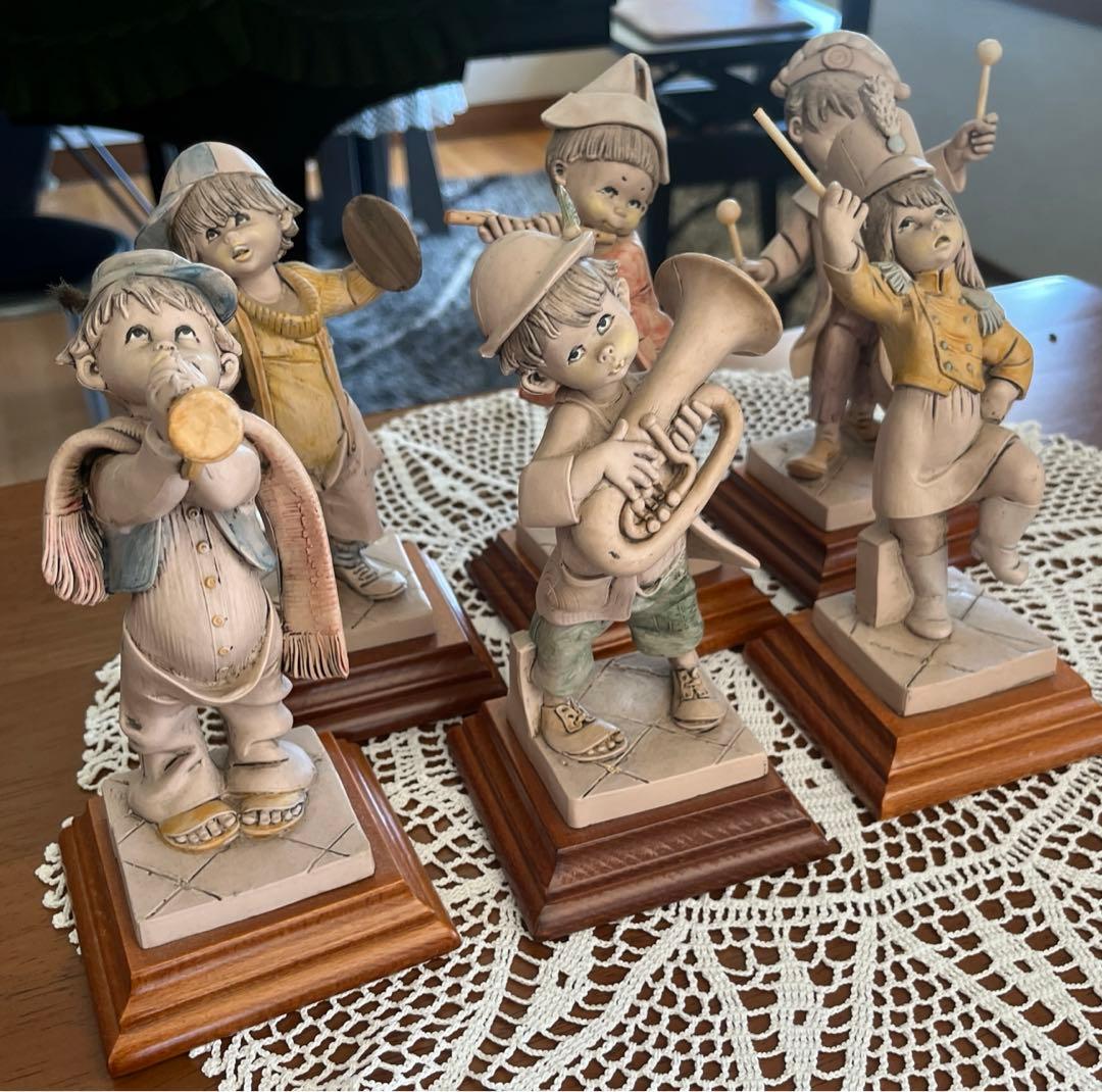 イタリア製　楽団人形6個 お値下げしました。