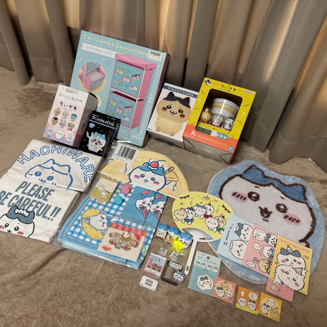 【値下可】 ちいかわ ハチワレ うさぎ ちいかわくじ 一番くじ A賞 ノベルティ