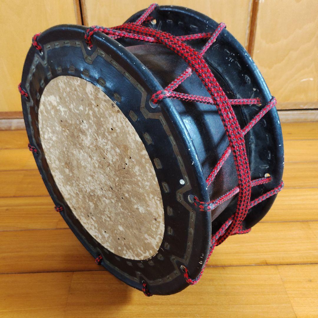 座敷用締め太鼓 締め太鼓 和太鼓 和楽器 スタンド付き 直径約33cm