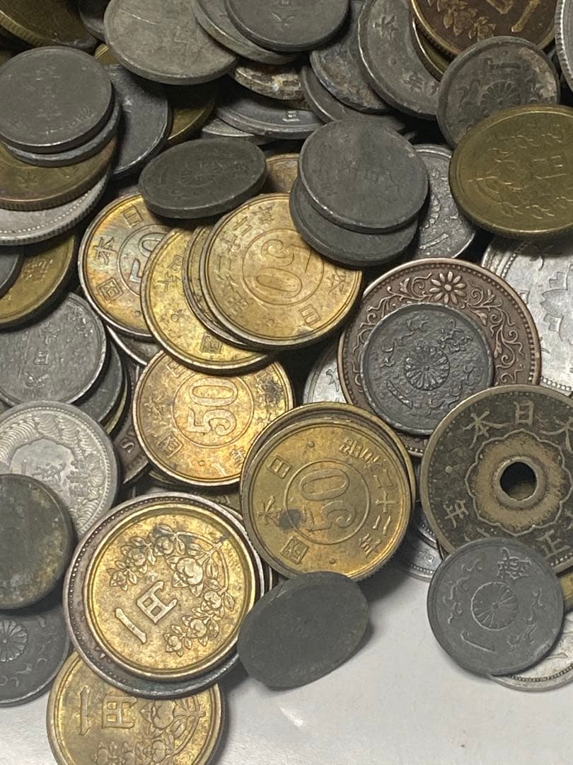 古銭 銅貨黄銅貨青銅貨ニッケル貨錫貨アルミ貨など大量 3.6㎏ NO.63