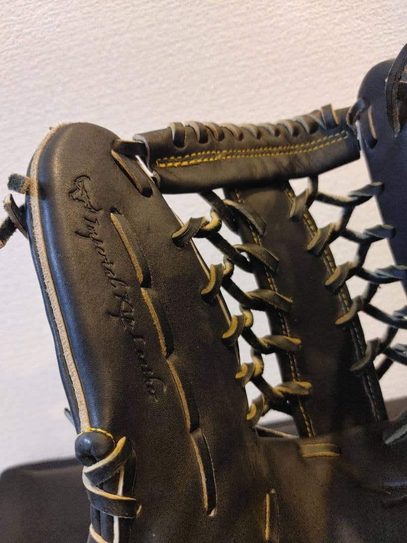 ミズノプロ　硬式　外野　ブラック　右投げ