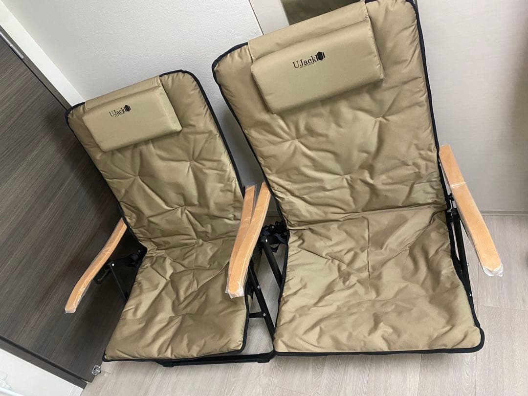 UJack（ユージャック）リクライニング チェア　2脚セット