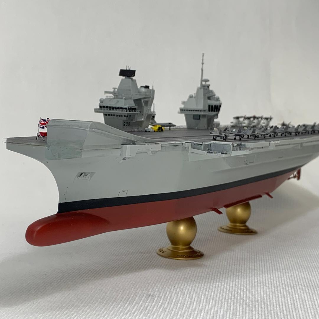 トランペッター 1/700 空母 クイーン・エリザベス用 船底セット 艦船模型