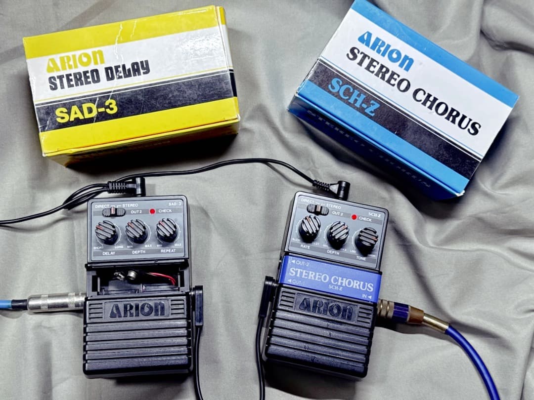 ARION アリオンSCH-Zコーラス＋SAD-3アナログディレイ中古