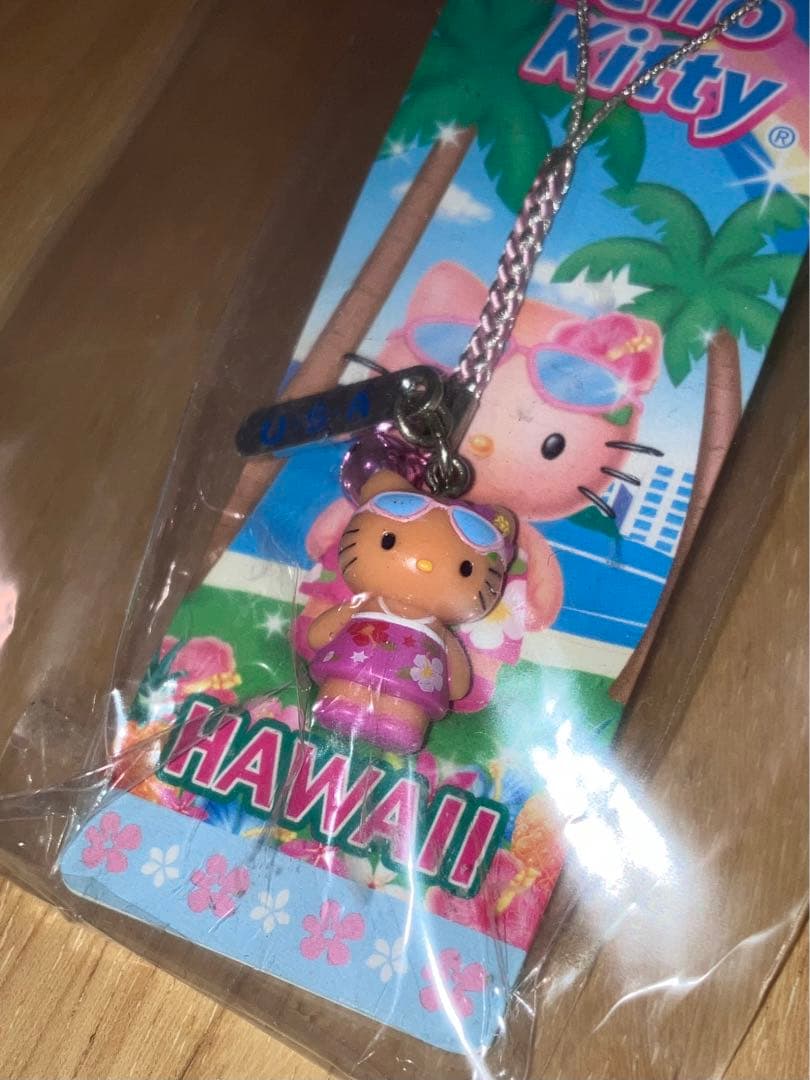 希少 ハローキティ ハワイ限定 お土産 ストラップ キーホルダー 2011年製