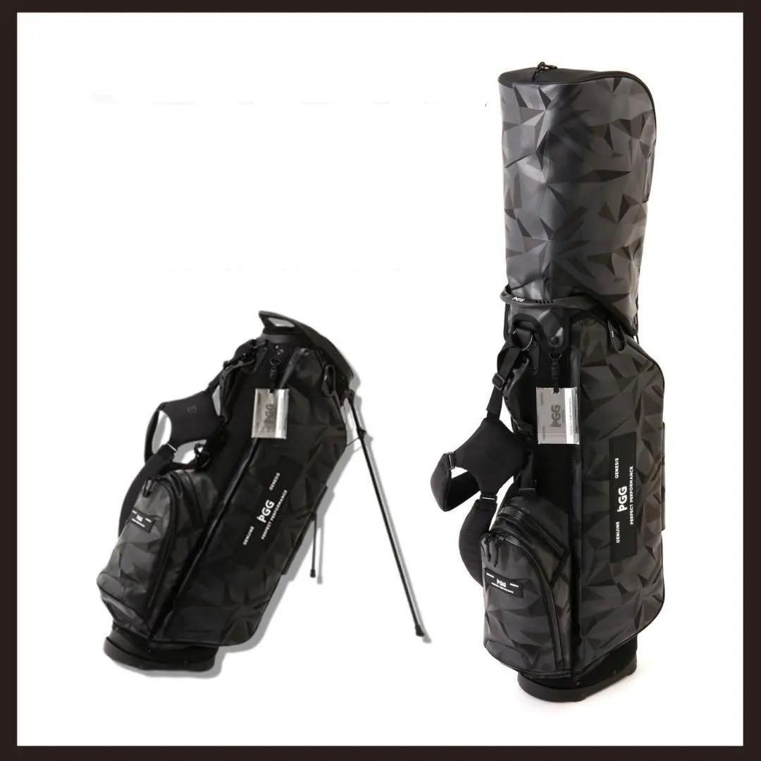 ○★新品 未使用 パーリーゲイツ ポリオックススタンド式キャディバッグ ブラック