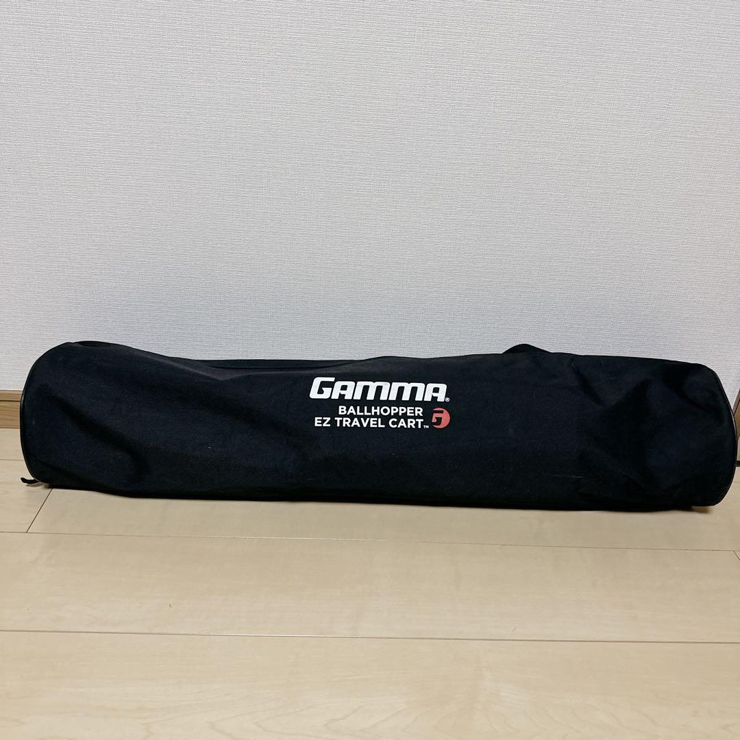 GAMMA ボールホッパー EZトラベルカート テニスボール キャスター カゴ