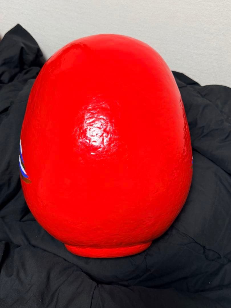 大きいサイズ 清潔で未使用 伝統的な達磨 赤 青運 30cm x 30cm