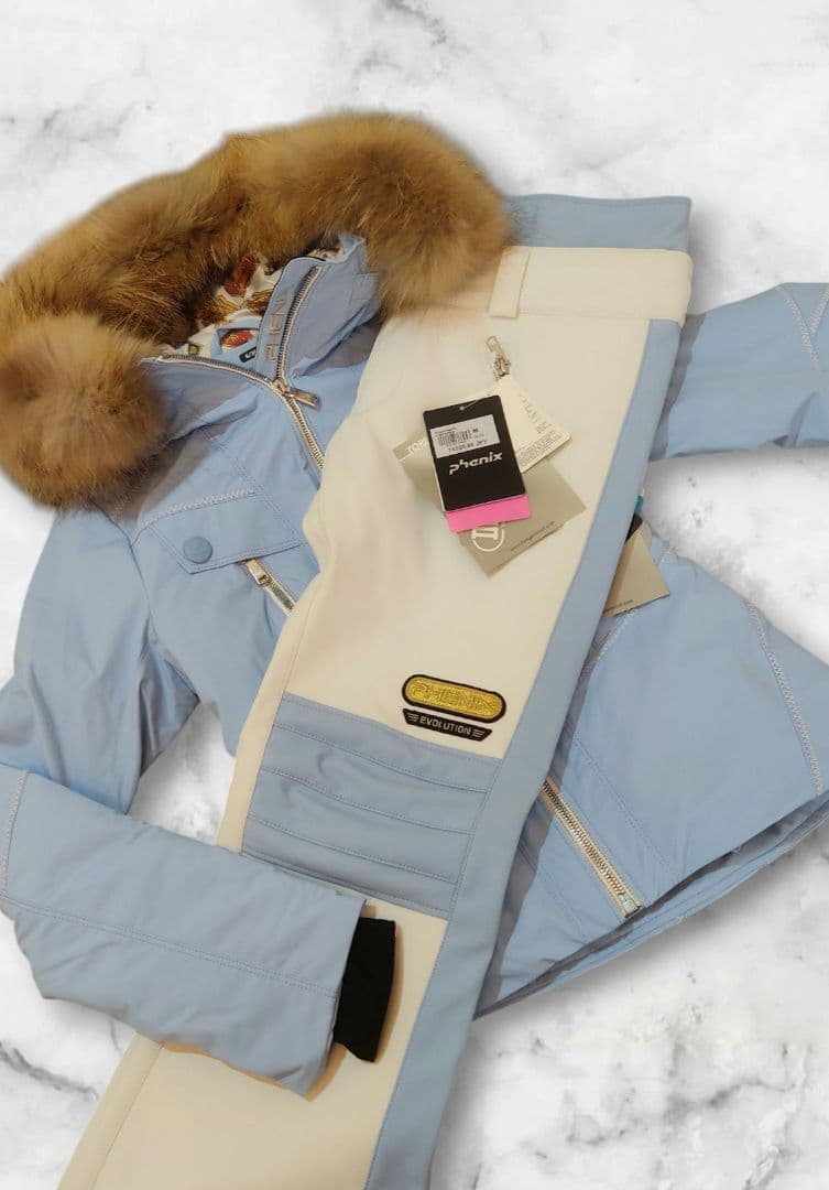 e51 フェニックス Phenix レディース スキー ウェア 上下セット 水色