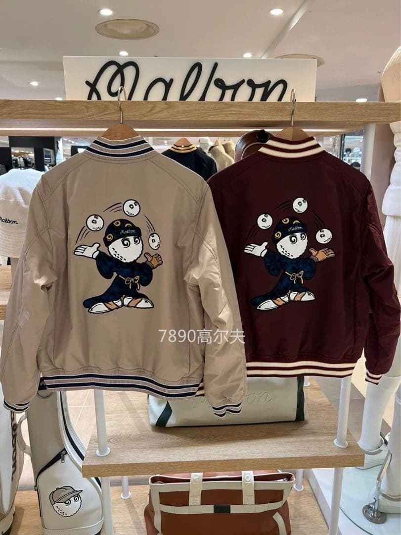 更に値下⚫︎malbon レディース防寒ボンバージャケット⚫︎ 薄手綿入ブルゾン