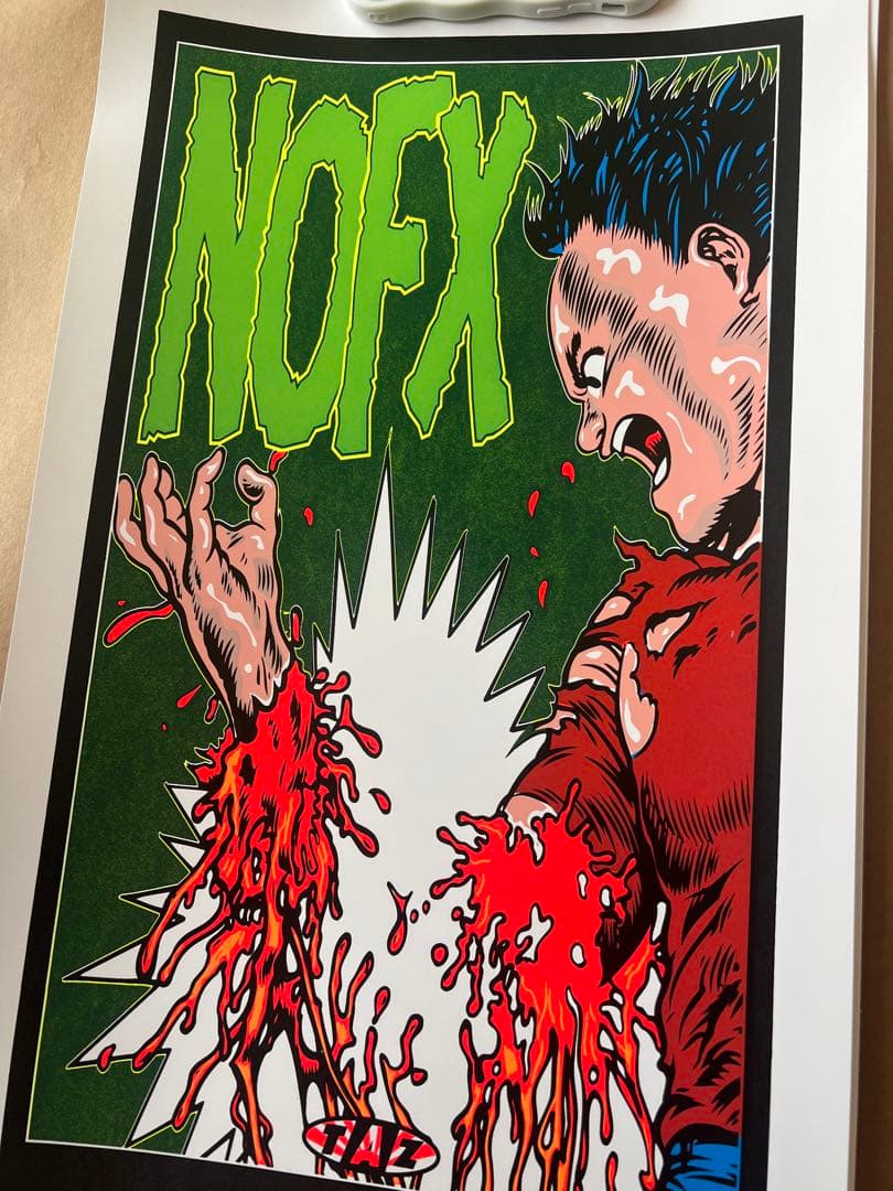 Taz NOFX AKIRA 鉄雄 金田ポスター kozik