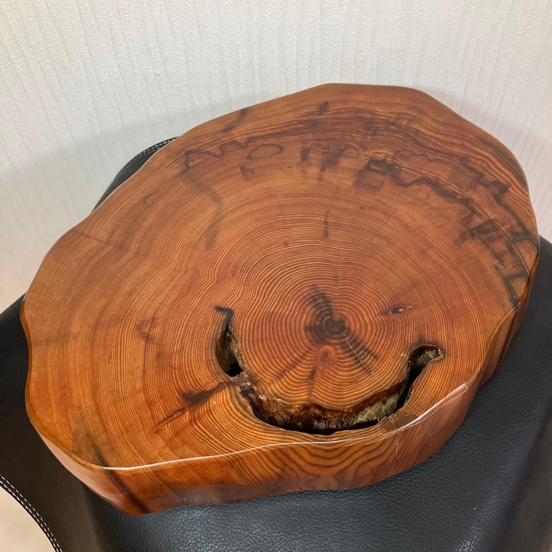 【最終値引】希少　屋久杉飾り台　一枚板　屋久杉　屋久杉工芸品　世界遺産　花台