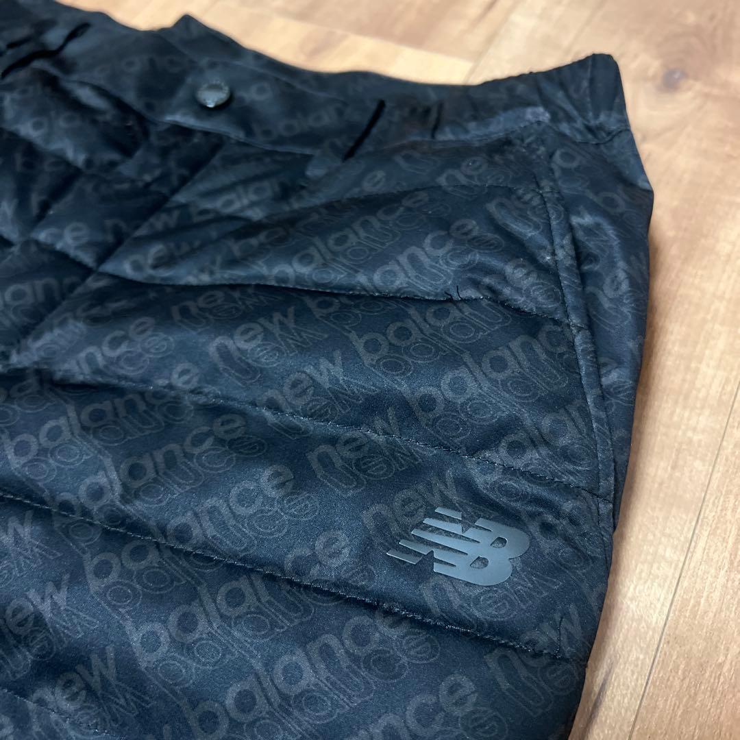 New Balance ブラック キルティングパンツ