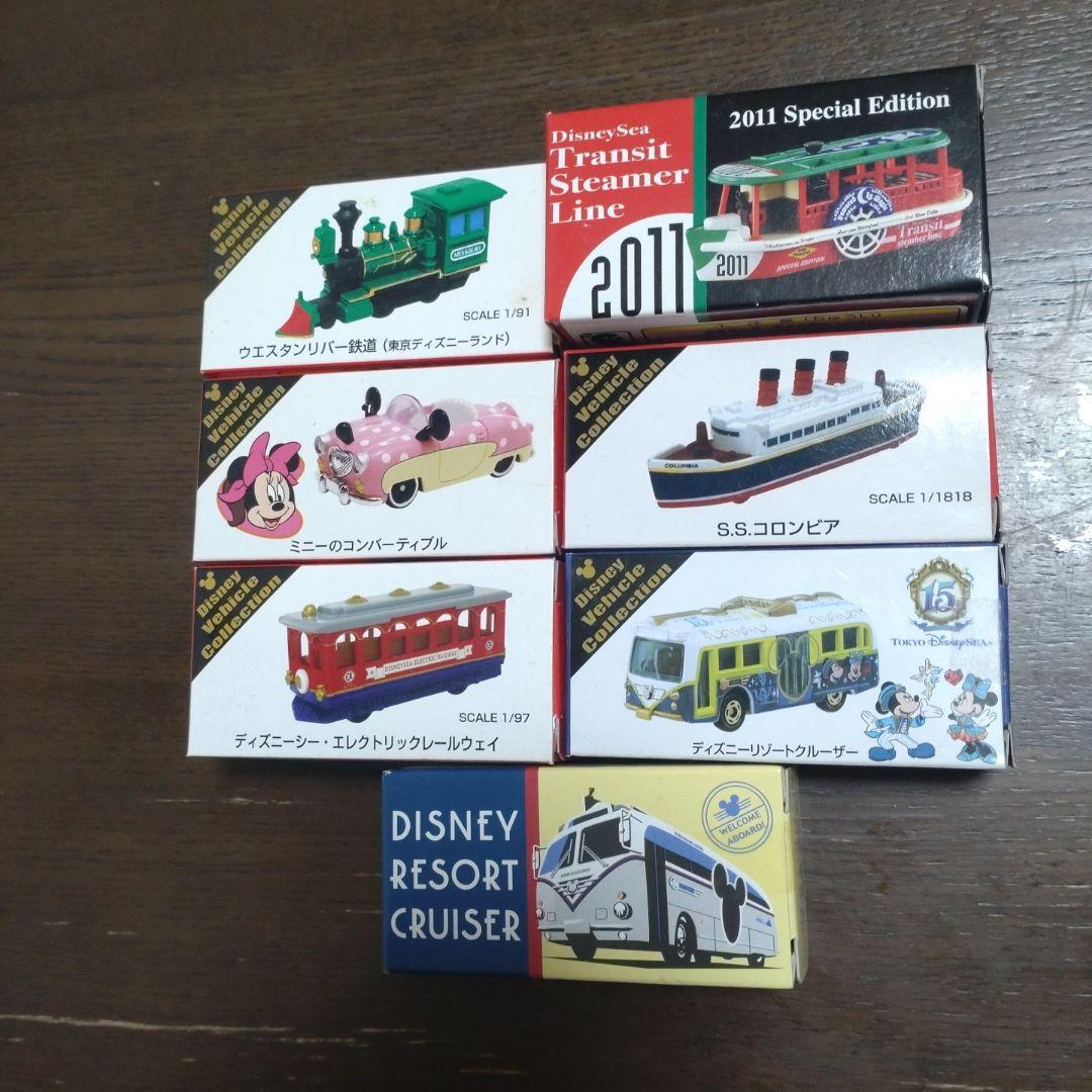 トミカ ディズニーランド ＆ シー 限定 ７台セット