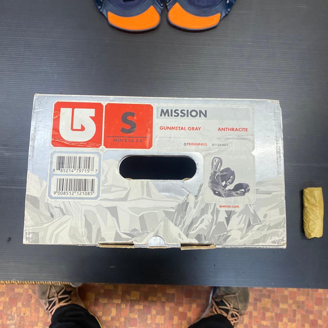 Burton バートン　スノーボードビンディング ネイビー/オレンジ