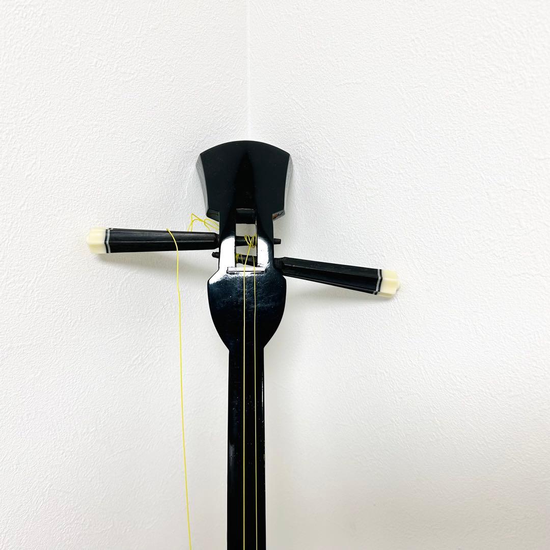 ジャンク 沖縄三線 人工皮 合皮 蛇柄 三味線 三線