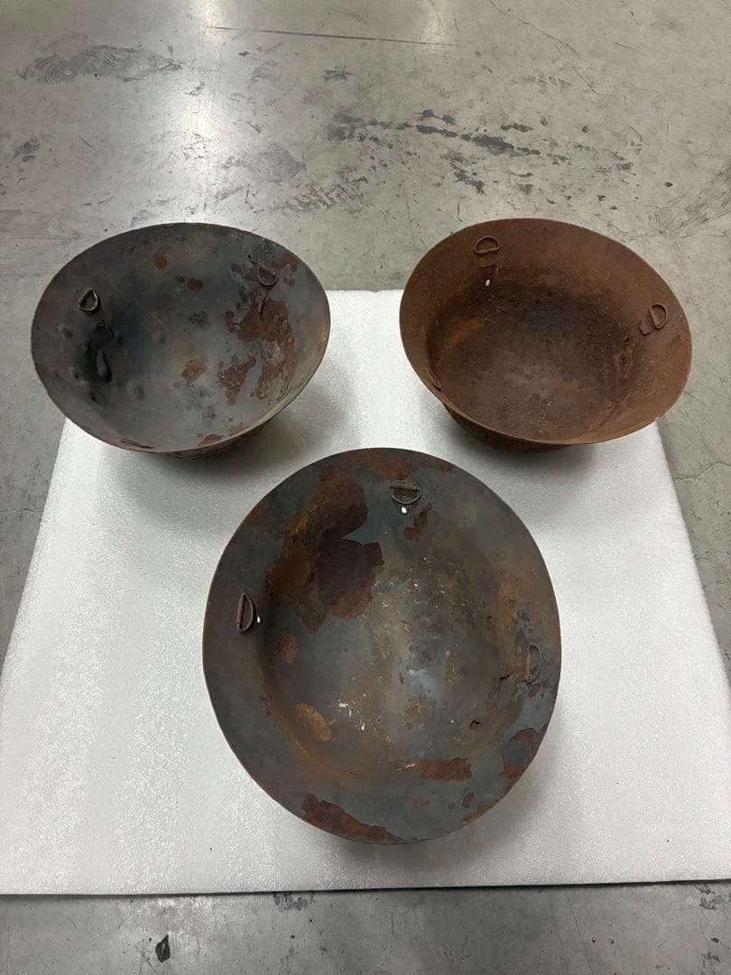 当時物 旧日本軍 鉄帽 陸軍 大日本帝国 ヘルメット ミリタリー 鉄製 鉄かぶと