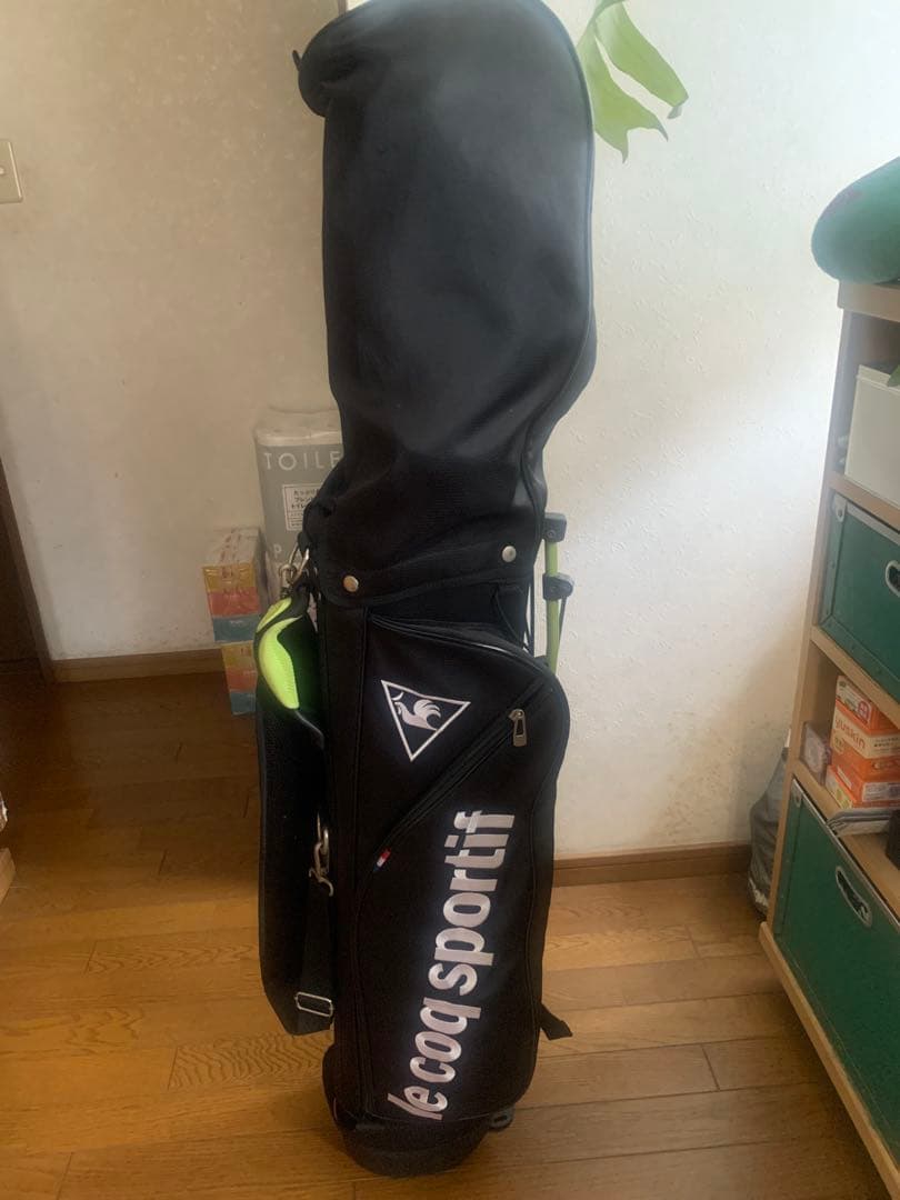 le coq sportif スタンドバッグ ブラック　横峯さくら本物色違い