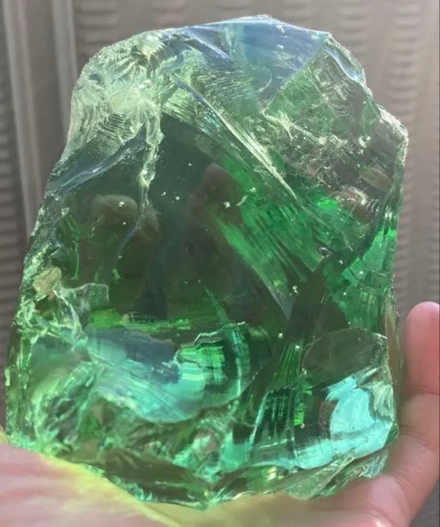 アンダラクリスタル（グリーン）シエラネバダ産 原石／約999g 特大サイズ