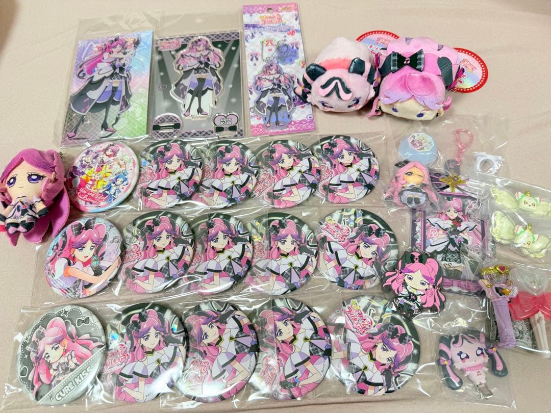 キミとアイドルプリキュア キュアキッス 缶バッジ まとめ売り