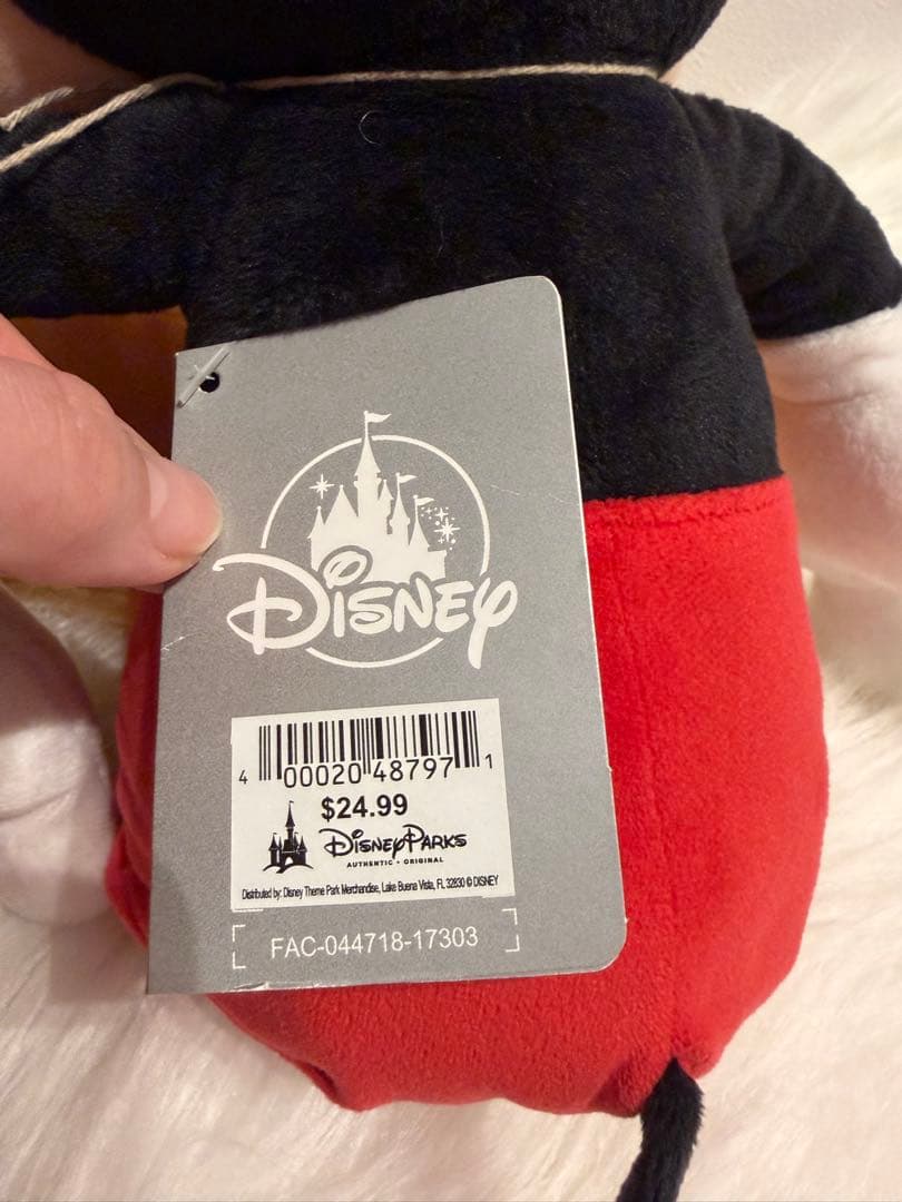 【激レア】WDWオリジナル　ミッキー・ミニー ぬいぐるみセット 約30cm