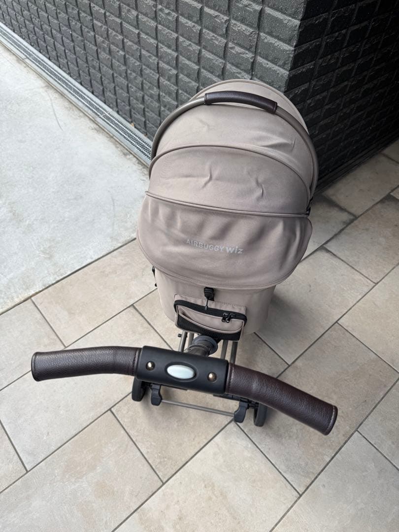 【もーこ】AIRBUGGY WIZ X ペットカート ヴィンテージカーキー