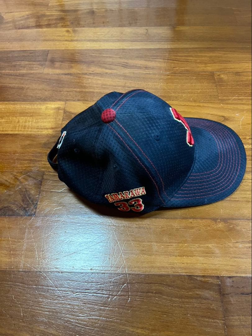WBC山川穂高 サイン入りネイビーキャップ 33
