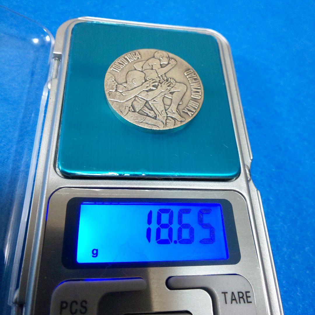 1964年 東京オリンピック記念 銀メダル シルバー 925/1000 ケース付