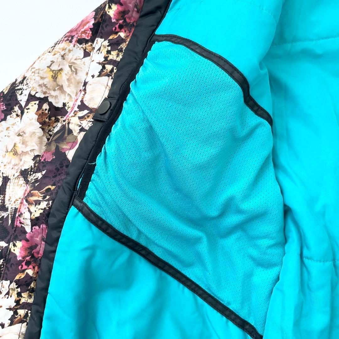 4459【美品】ボルコム ジャケット スノボウェア レディース 花柄 耐水性