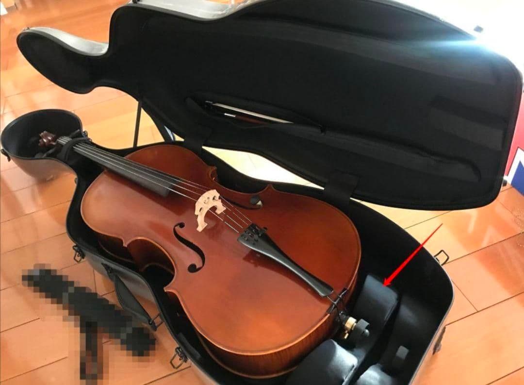 3.2kg!オレンジシリーズ登場！超軽量新品高級チェロケース 多色入 領収書可！