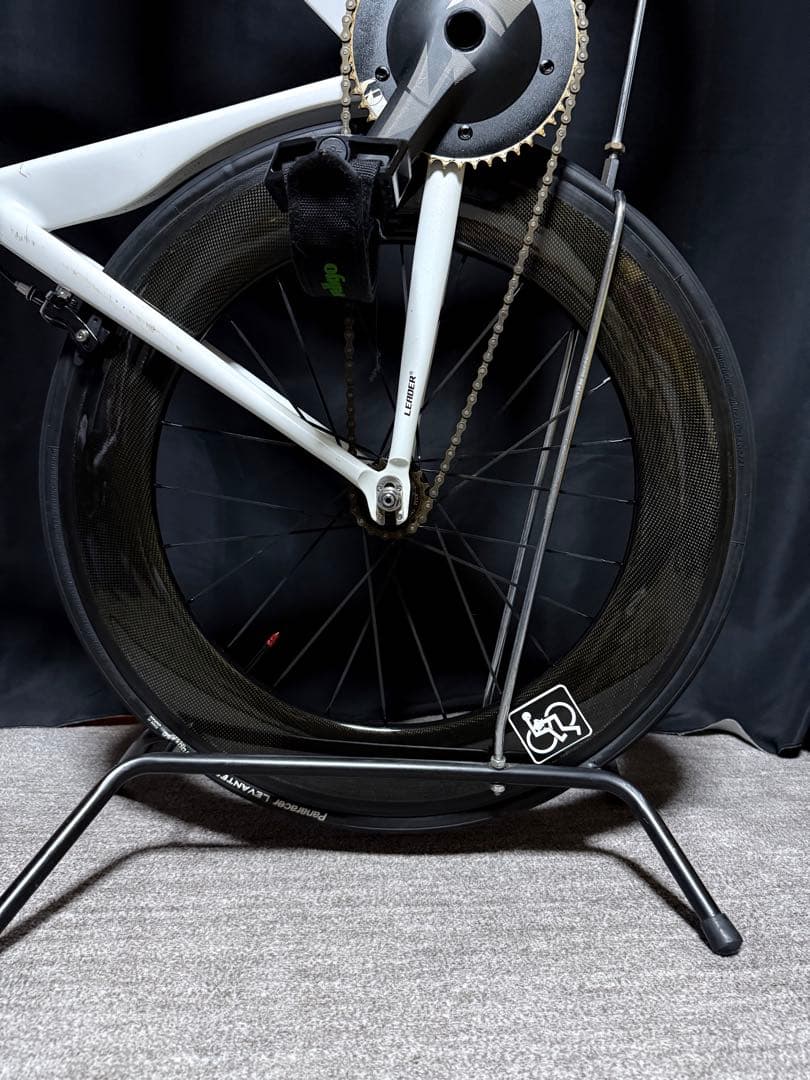 Leader735 ピストバイク カーボンホイール 88mm