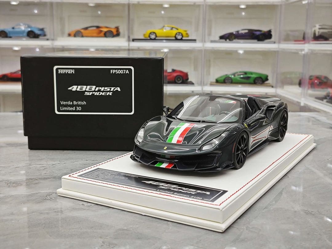 希少 DM モデル 1/18 フェラーリ 488 ピスタ ミニカー 限定30台