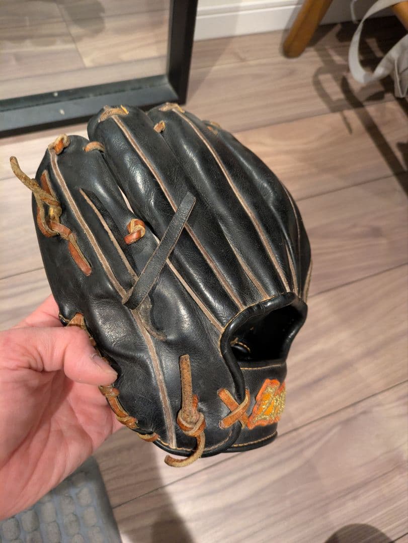 ZEEMS ジームス　硬式野球グローブ 右投げ用 黒