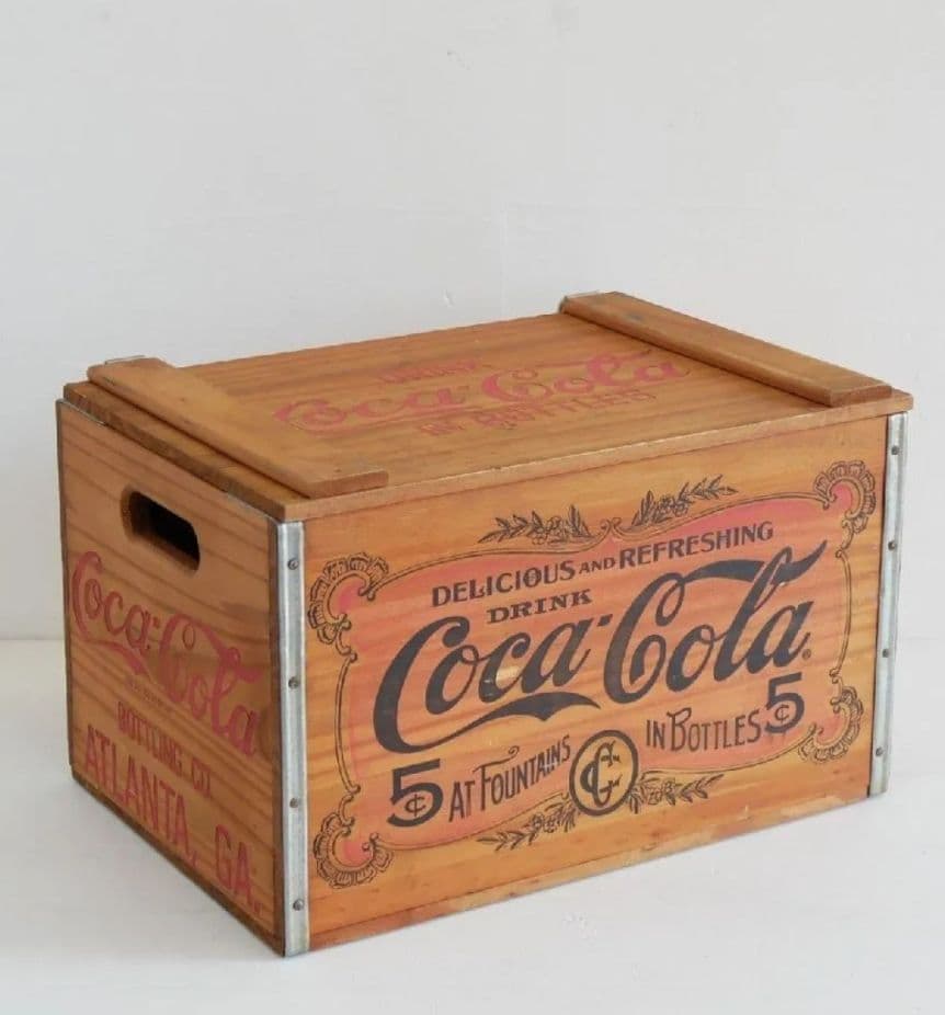 Coca-Cola ヴィンテージ木製ボックス