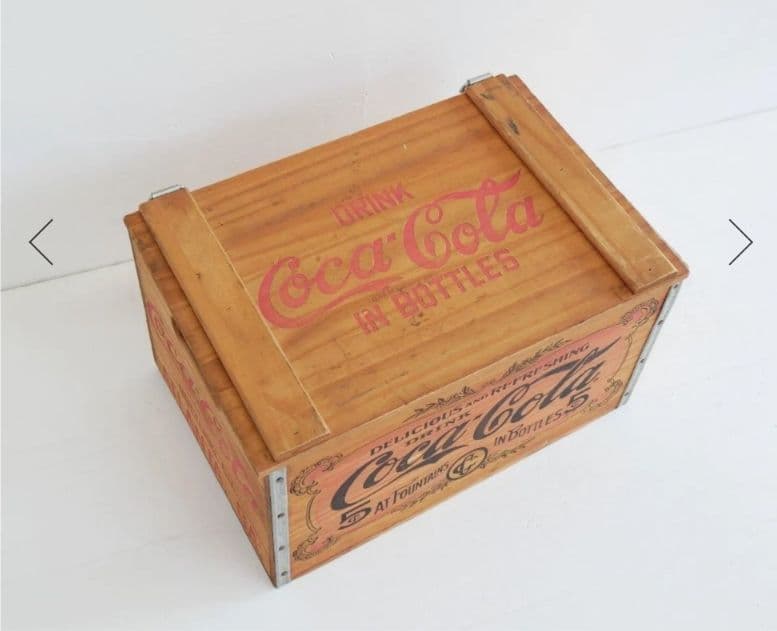 Coca-Cola ヴィンテージ木製ボックス