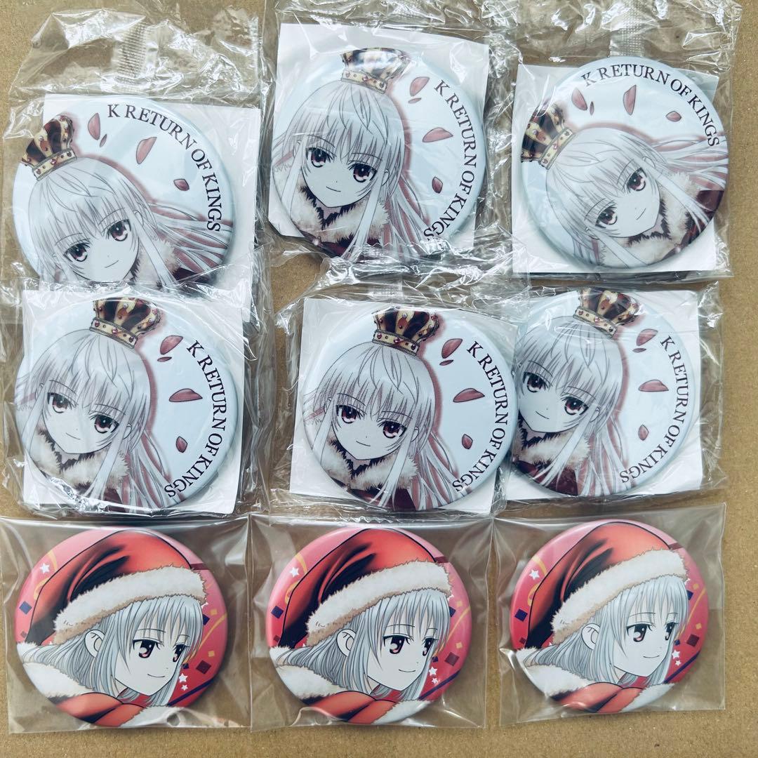 K 櫛名アンナ 吠舞羅 缶バッジ ブロマイド