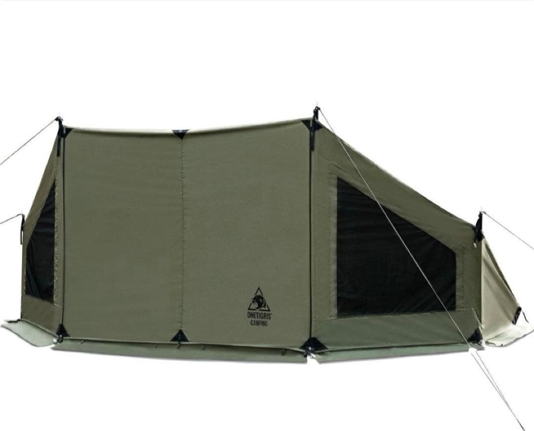 ONETIGRIS ロックシールドTCグリーン　MICABIN窓付き前幕セット