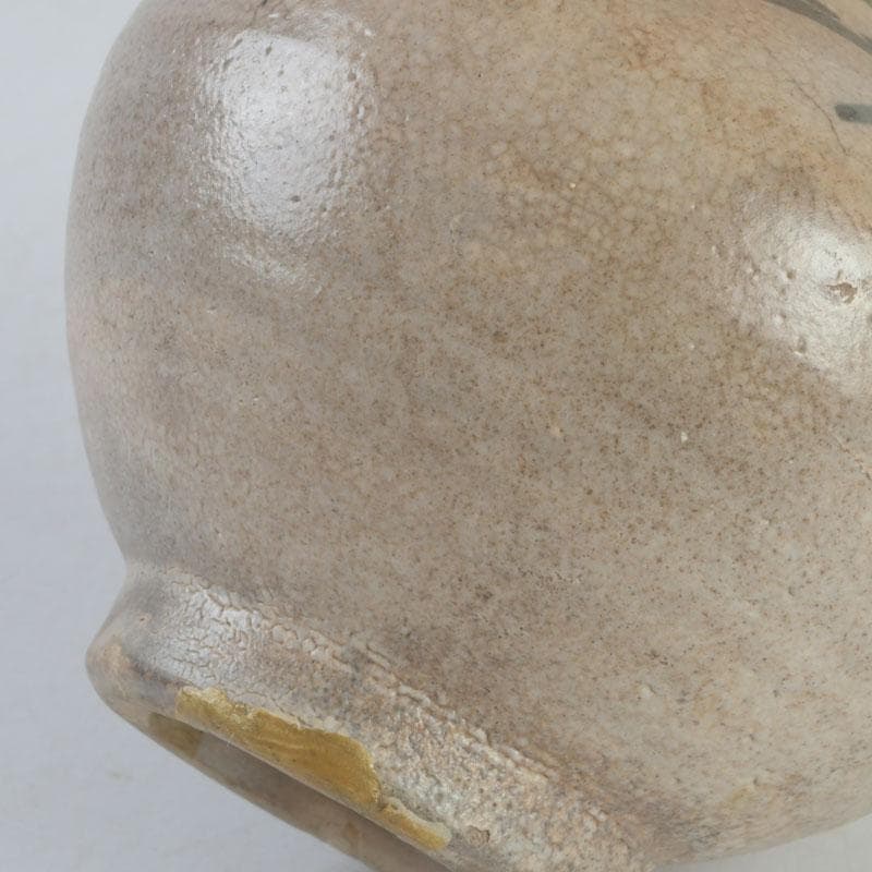 伊万里焼　古伊万里　染付　花草文　油壷　小壷　V　9775