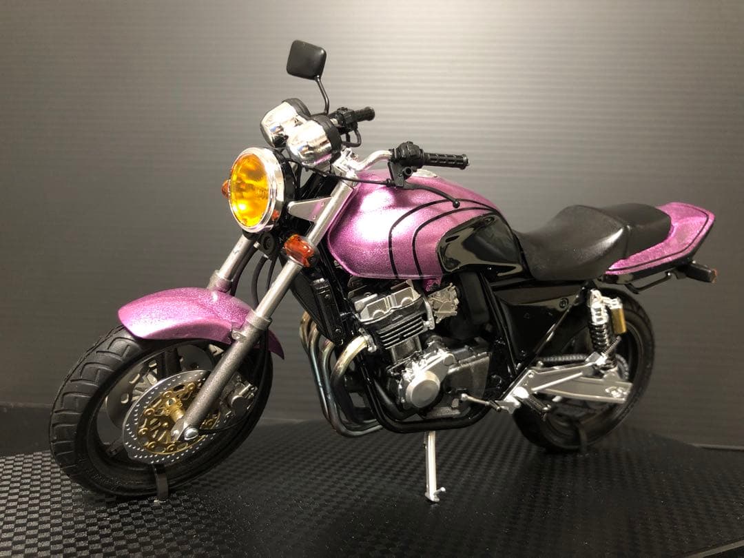 ポ*ー様 アオシマ1/12 HONDA CB400 スーパーフォア　プラモデル完